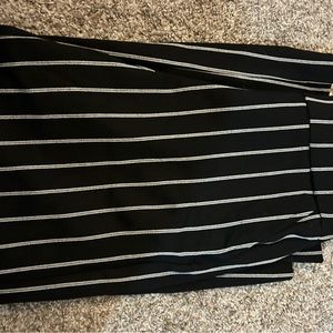 Black and White stripped Candie’s pants